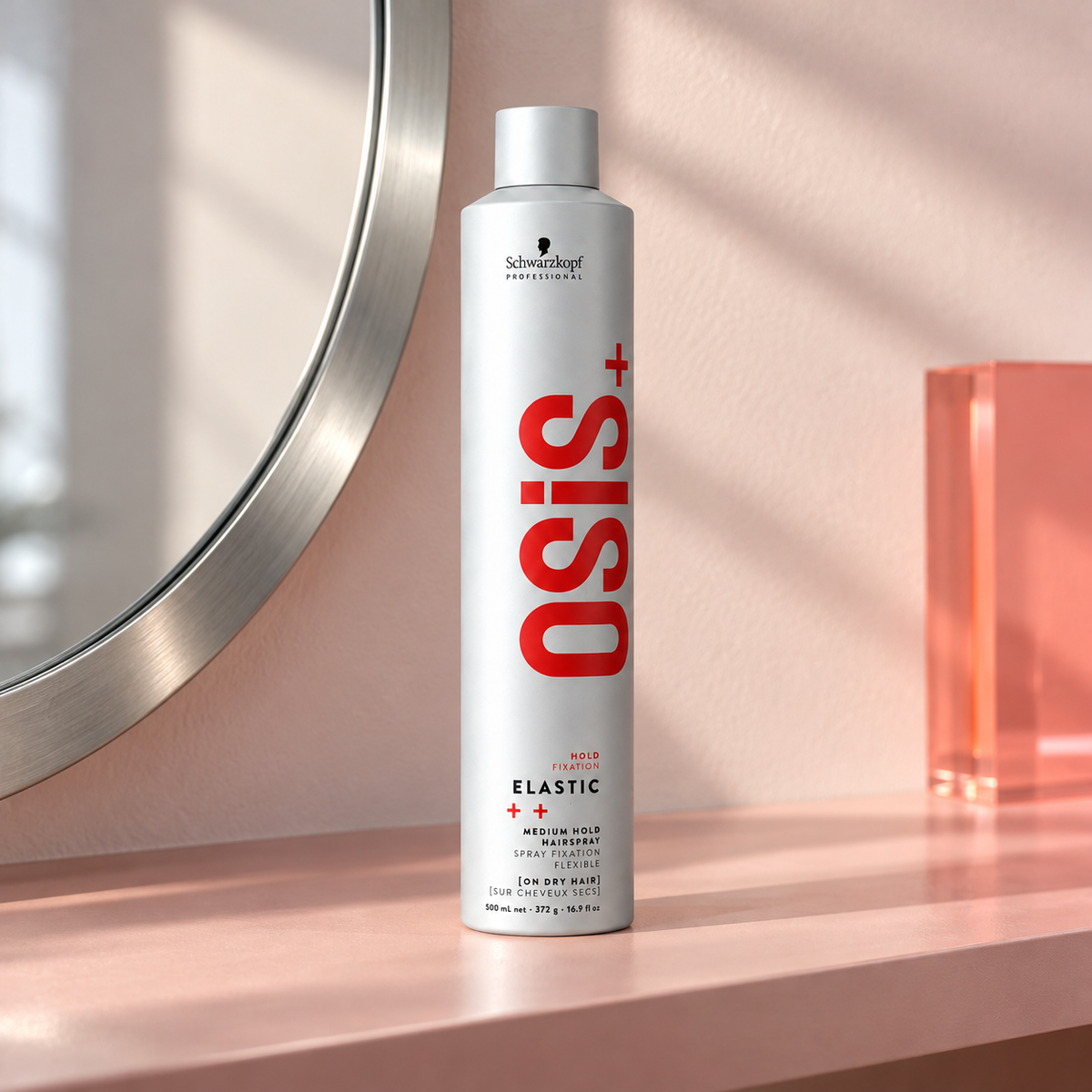 Schwarzkopf Professional Osis+ Elastic Medium Hold Hairspray 500 ml – atmosférická fotografie – MrRizz