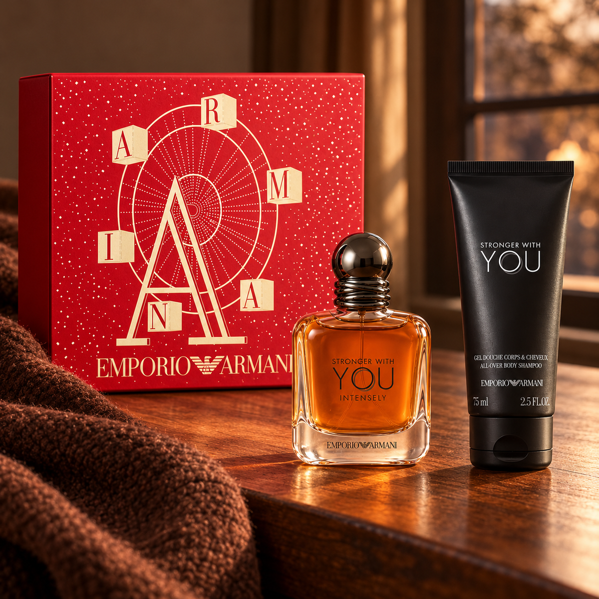 Giorgio Armani Emporio Armani Stronger With You Intensely 50 ml – atmosférická fotografie – MrRizz