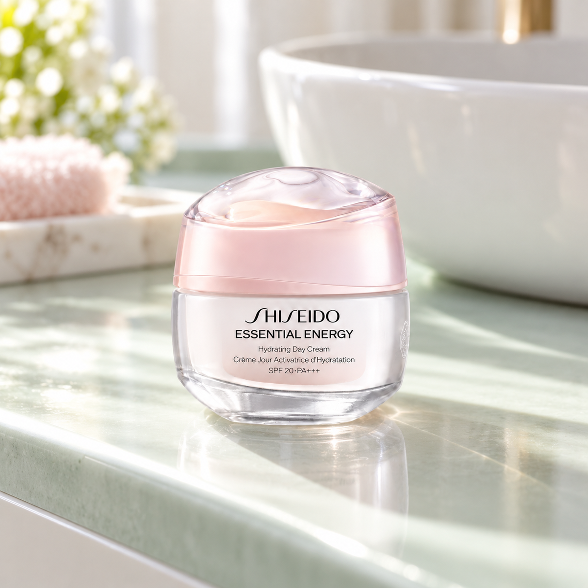 Shiseido Essential Energy Hydrating Day Cream 50 ml – atmosférická fotografie – MrRizz