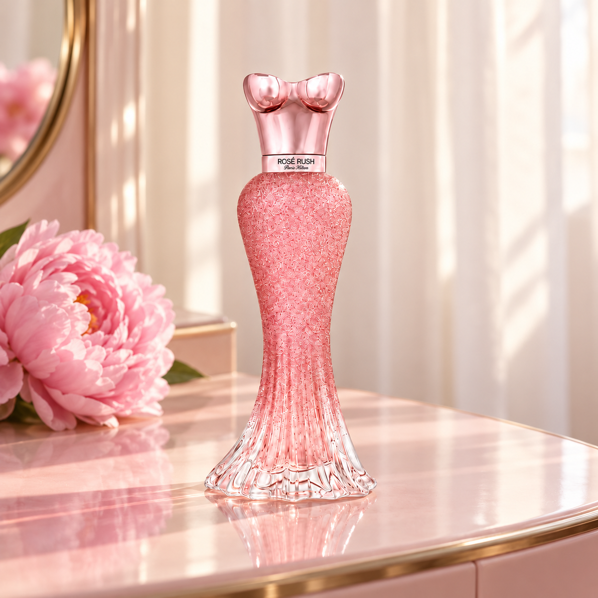Paris Hilton Rosé Rush 100 ml – atmosférická fotografie – MrRizz