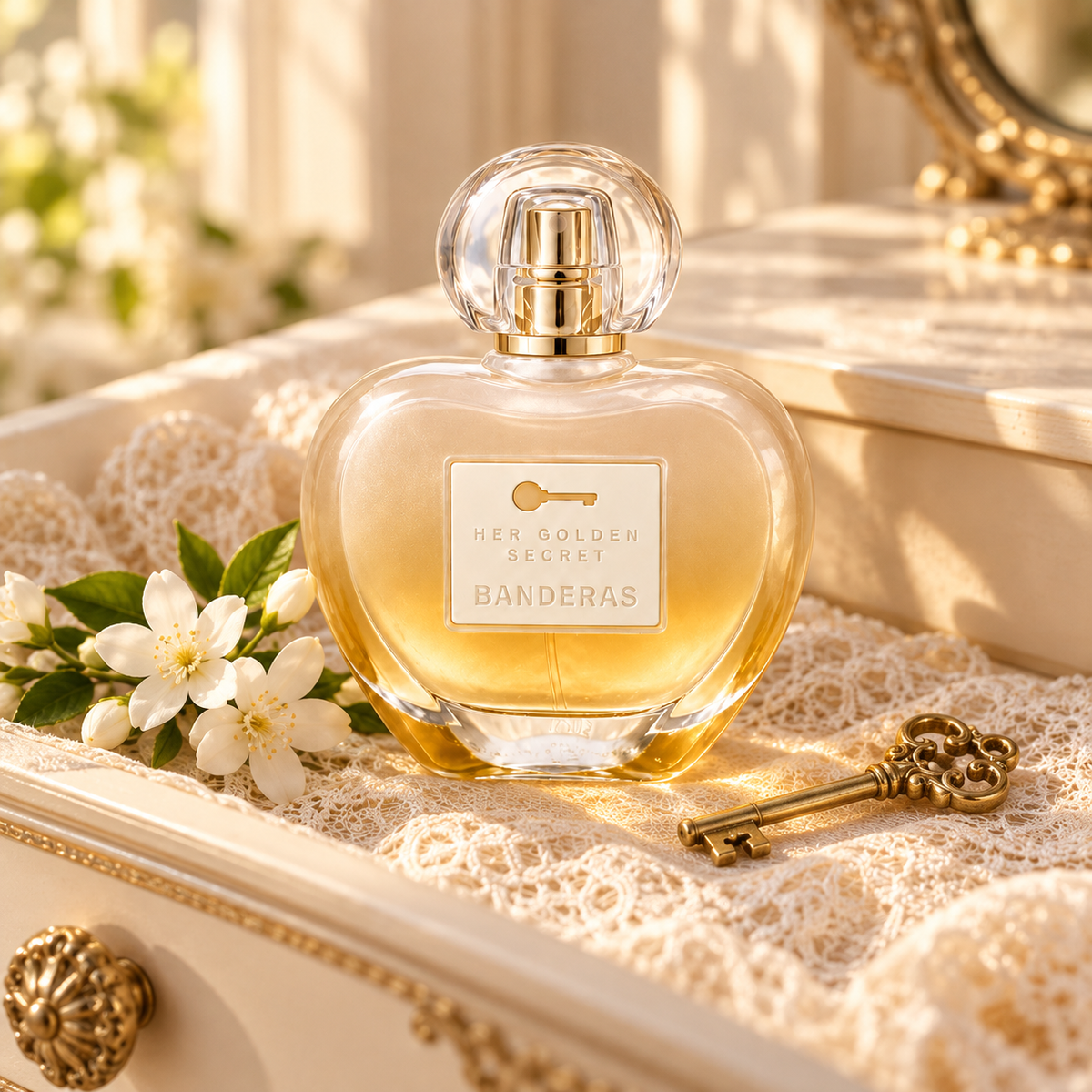 Banderas Her Golden Secret EDT 80 ml – atmosférická fotografie – MrRizz