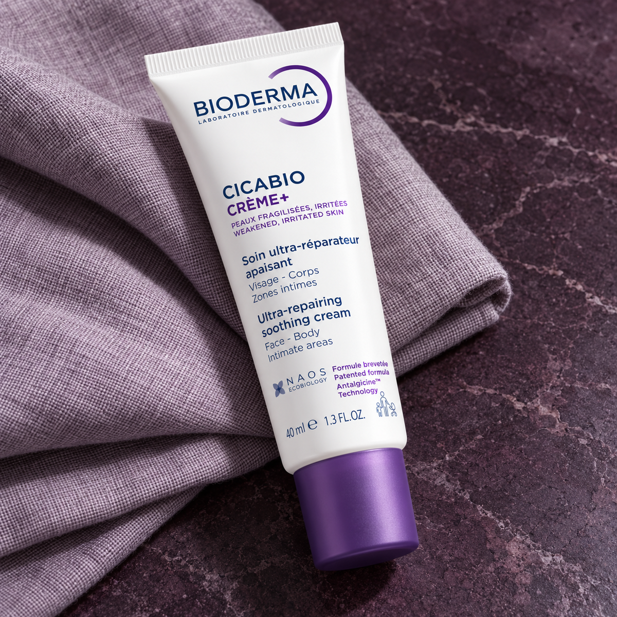 BIODERMA Cicabio Creme+ Ultra-Repairing Soothing Cream 40 ml – atmosférická fotografie – MrRizz