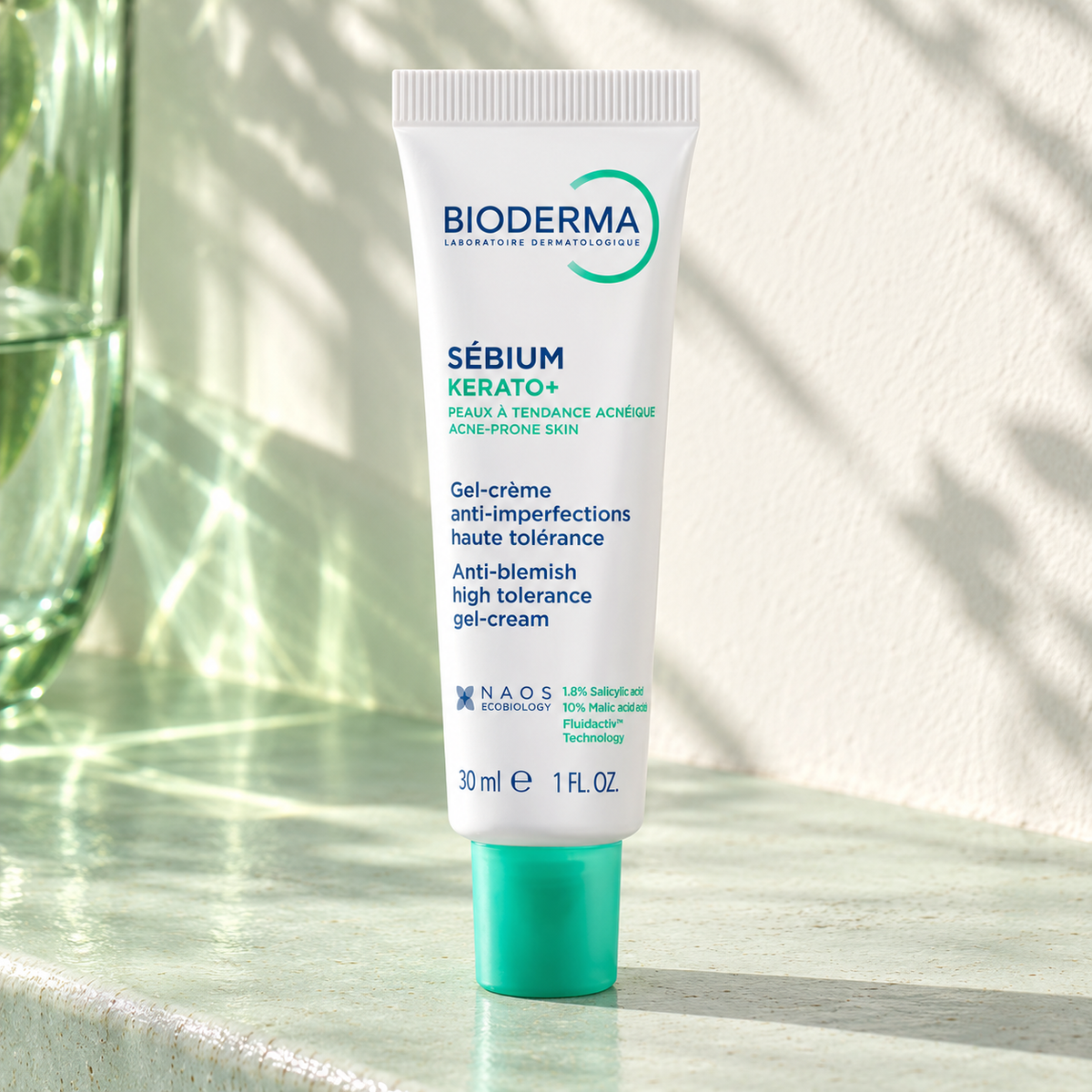 BIODERMA Sébium Kerato+ Anti-Blemish High Tolerance Gel-Cream 30 ml – atmosférická fotografie – MrRizz