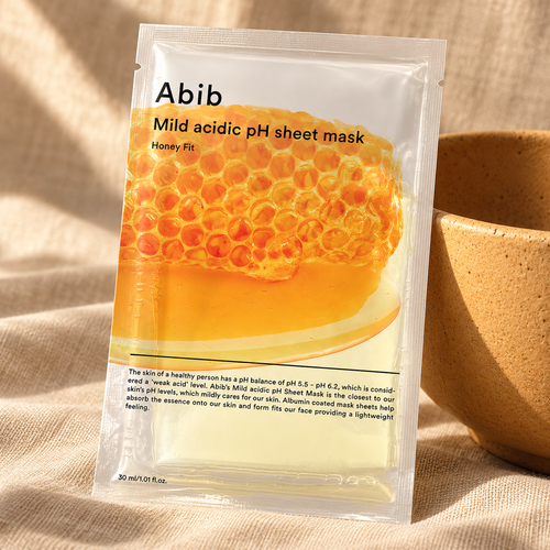 Abib Mild Acidic pH Sheet Mask Honey Fit 30 ml – atmosférická fotografie – MrRizz