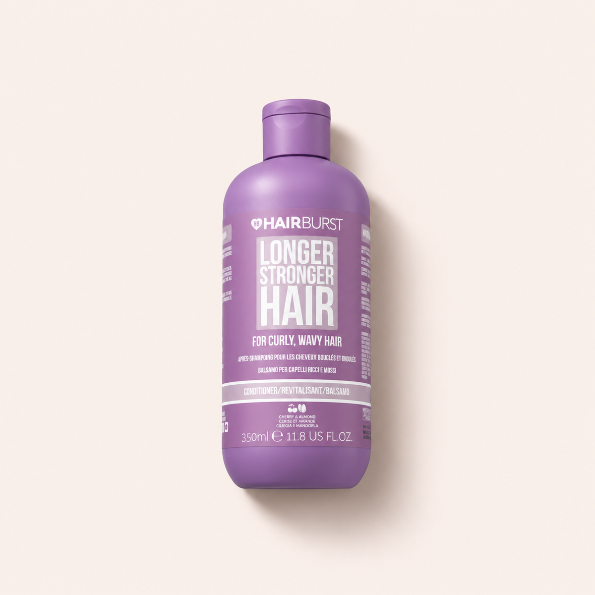 HairBurst Longer Stronger Hair Conditioner For Curly, Wavy Hair 350 ml – titulní produktová fotografie – MrRizz