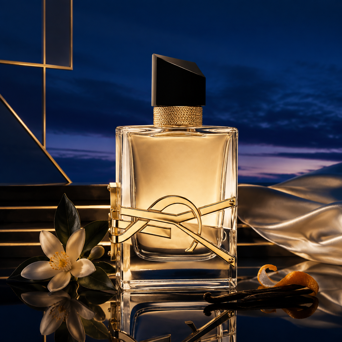 YSL Libre EDP – noční modrozlatá scéna – MrRizz